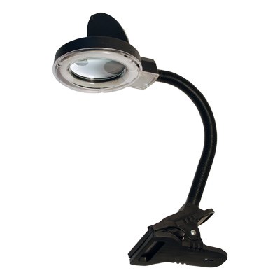 Мини лампа-лупа увеличение 3D и 8D «IRISK»  *** П152-01