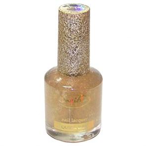 Лак SAGITTA 17 мл. Quick Dry Gold (сушка + голограф.золото) *** 79623