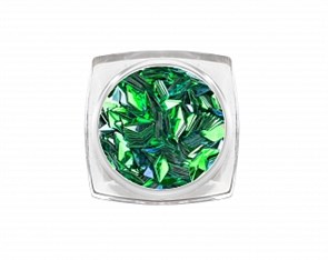 Дизайн для ногтей: 3D ромбы (цвет: изумруд) арт 3806 3806