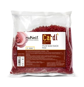 Воск пленочный для депиляции в гранулах Cardi (Роза), 500 г №2039 !!! 2039-1
