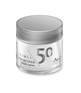 Акриловая пудра Fifty Seconds (Белая, White), 25 г 2364