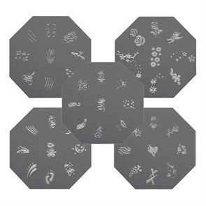 Диск с шаблонами для дизайна ногтей *** 23086