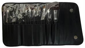 CBS-85092-(12 предм.) Кисти для макияжа (Натур.) *** CBS-85092