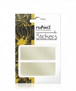 Наклейки для дизайна ногтей (золотые) №1454- кр-10 1454
