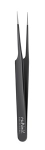 Пинцет для ресниц Edge Luxury (прямой, цвет: черный) 3334